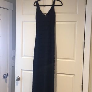 Max Studio long black dress